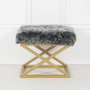 Atelier Del Sofa Capraz Plush - Gold, Grey